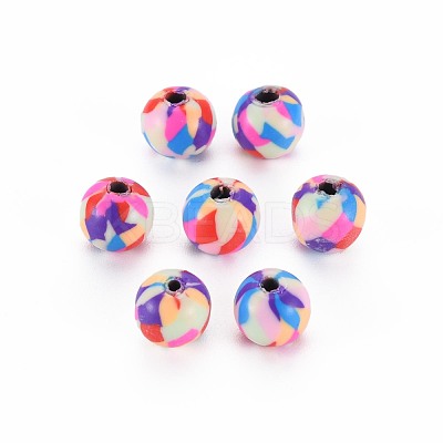Handmade Polymer Clay Beads CLAY-N008-054A-07-1