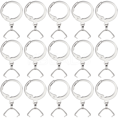 50Pcs 304 Stainless Steel Leverback Earring Finding STAS-BBC0002-50P-1
