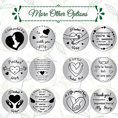 1Pc 304 Stainless Steel Commemorative Coins AJEW-CN0001-43Q-1