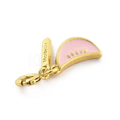 Brass Enamel Fruits Pendant Decoration LS-HJEW-P020-01E-G-1