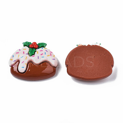 Christmas Theme Opaque Resin Decoden Cabochons LS-CRES-N021-119-1