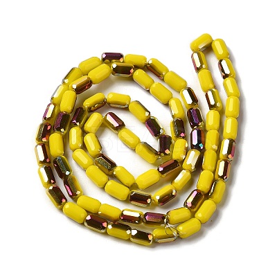 Electroplate Glass Beads Strands EGLA-D031-01-22-1