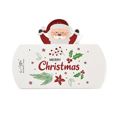 Christmas Theme Paper Pillow Gift Boxes CON-B012-03-1