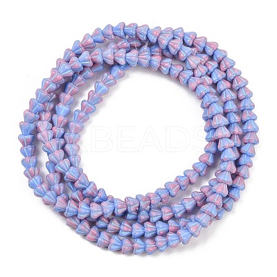 Czech Pressed Glass Beads GLAA-I061-20-1