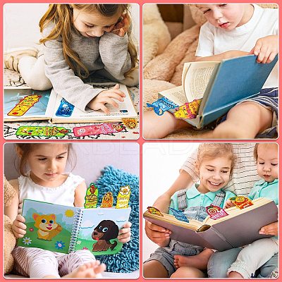 20 Sheets Laser Cute Paper Bookmark AJEW-Q148-04-1