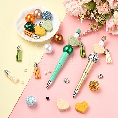 DIY Plastic Beadable Pens Making Kits DIY-YW0010-85-1
