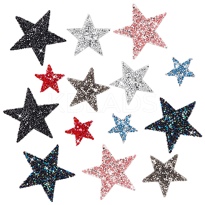 1 Set Glitter Hotfix Rhinestone DIY-FG0005-64-1