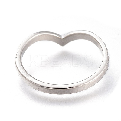 304 Stainless Steel Finger Rings RJEW-F110-06P-1