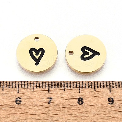 304 Stainless Steel Enamel Charms STAS-T064-69G-02-1