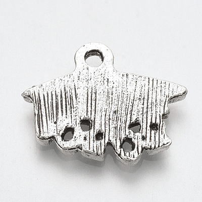 Tibetan Style Alloy Pendants TIBE-T010-28AS-RS-1
