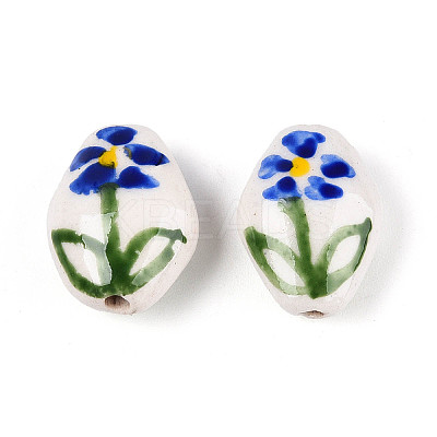 Handmade Porcelain Beads PORC-T134-17M-1
