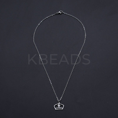 Non-Tarnish 201 Stainless Steel Pendant Necklaces LS-NJEW-S105-JN533-45-1-1
