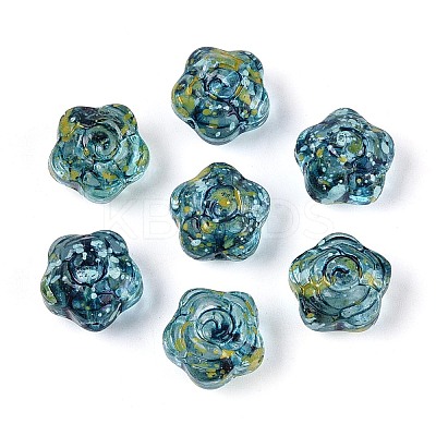 Picasso Transparent Glass Beads SEED-N012-03C-1