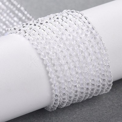 Transparent Glass Beads Strands LS-GLAA-H021-04-29-1