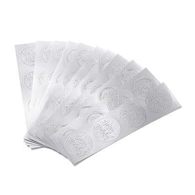 Self Adhesive Gold Foil Embossed Stickers DIY-XCP0002-15C-1