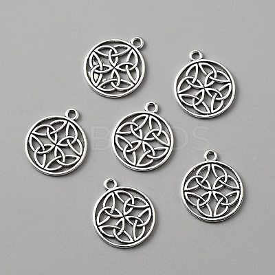 Tibetan Style Alloy Charms FIND-CJC0006-41AS-1