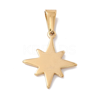 PVD Vacuum Plating 304 Stainless Steel Pendants STAS-G284-05G-1