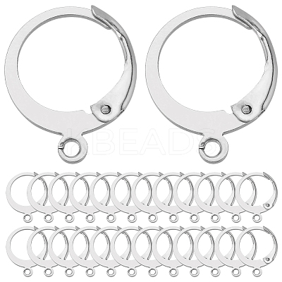 120Pcs 304 Stainless Steel Leverback Earring Findings STAS-SC0006-28P-1