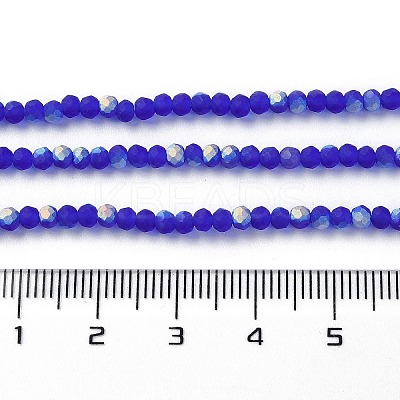 Imitation Jade Glass Beads Strands EGLA-A034-T2mm-MB06-1