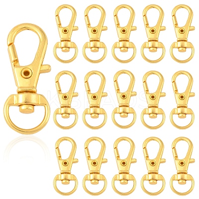 20Pcs Alloy Swivel Lobster Claw Clasps IFIN-YW0003-85G-1