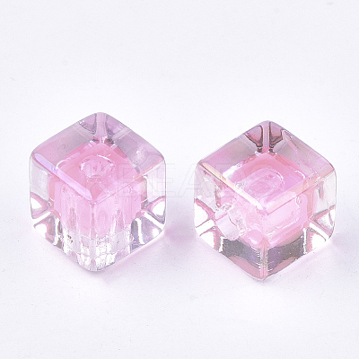 Transparent Acrylic Beads LS-X-TACR-S148-08A-1