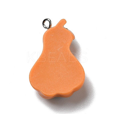 Halloween Opaque Resin Pendants RESI-B011-17-1