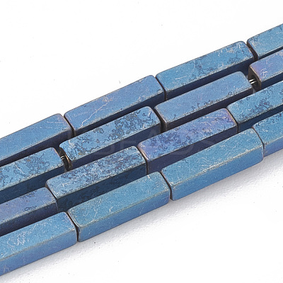 Electroplate Non-magnetic Synthetic Hematite Beads Strands G-T061-147A-1