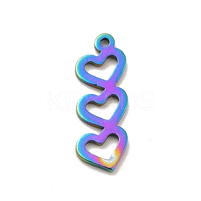 Ion Plating(IP) 201 Stainless Steel Pendants STAS-I197-016M-1