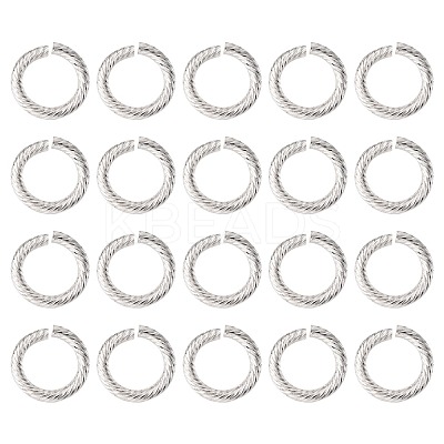 Non-Tarnish 304 Stainless Steel Open Jump Rings STAS-G224-23S-03-1
