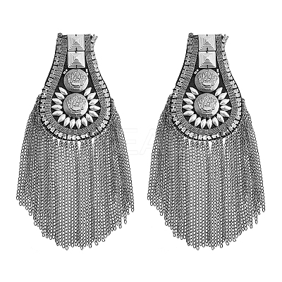 2Pcs Fashionable Tassel Epaulettes DIY-FH0005-31-1