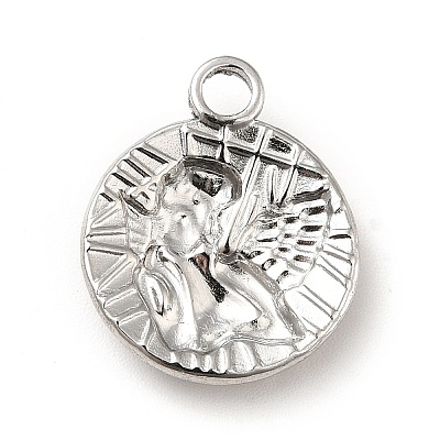 Non-Tarnish 304 Stainless Steel Pendants STAS-P312-08P-1