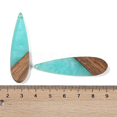 Resin & Wood Big Pendants WOOD-F015-08A-1