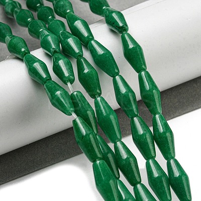Natural White Jade(Dyed) Beads Strands G-A223-A07-01-1
