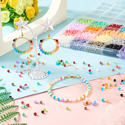 2780Pcs 20 Colors Baking Paint Glass Seed Beads SEED-TA0001-49-1