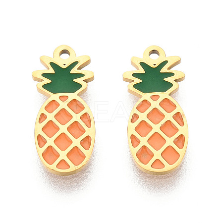 304 Stainless Steel Charms STAS-N112-07G-1