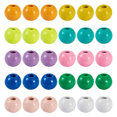 100Pcs 10 Colors Spray Painted Alloy Beads FIND-TA0003-08-1