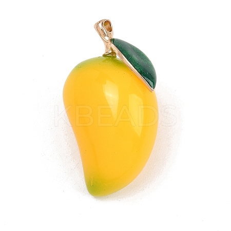 Fruit Theme Resin Big Pendants FIND-E053-01A-G-1