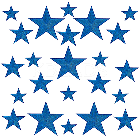 48Pcs 2 Bags Computerized Embroidery Polyester Iron on/Sew on Patches DIY-GO0003-21-1