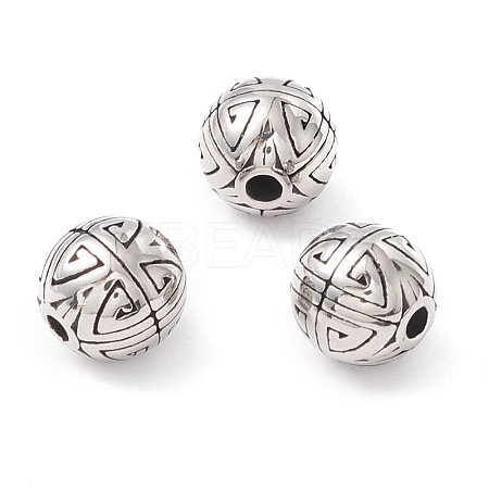 304 Stainless Steel Beads STAS-M298-26AS-1