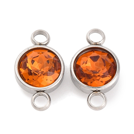 K9 Glass Connector Charms GLAA-G017-P14-1