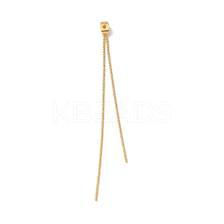 Brass Ball Chain Ear Nuts KK-G510-18G-1