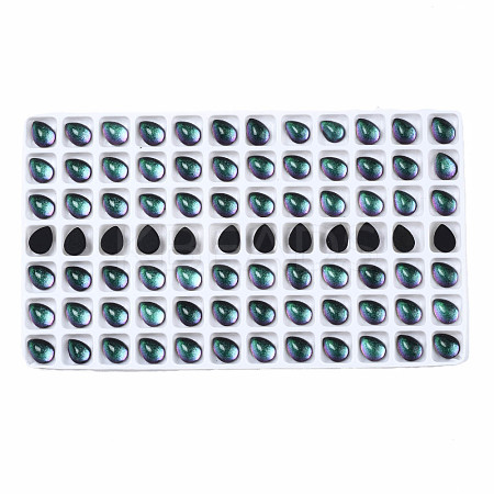 Translucent K9 Glass Cabochons GGLA-Q084-002D-1