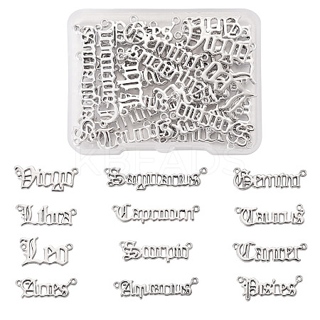 24Pcs 2 Sets Zinc Alloy Jewelry Pendant Accessories FIND-FW0001-09P-1