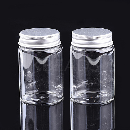 Glass Bottles Bead Containers AJEW-S074-06A-1