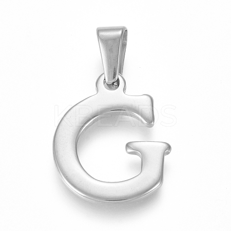 Non-Tarnish 304 Stainless Steel Pendants STAS-F106-95P-G-01-1