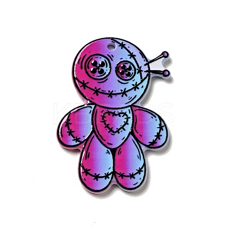 Halloween Printed Acrylic Pendants MACR-G060-01A-1