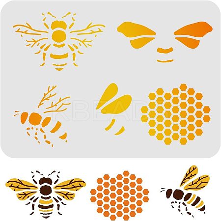 Large Plastic Reusable Drawing Painting Stencils Templates DIY-WH0202-136-1