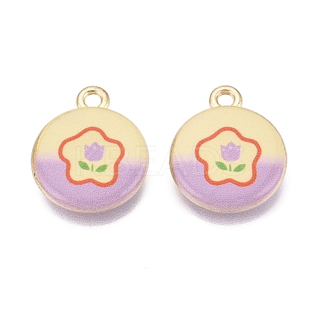 Printed Alloy Pendants PALLOY-SZC0008-12E-1