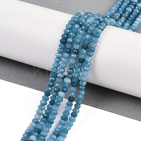 Natural White Jade Beads Strands X-G-Z069-01W-1