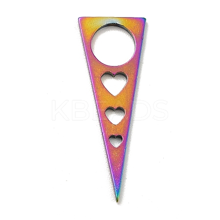 Ion Plating(IP) 201 Stainless Steel Pendants STAS-A066-11M-1